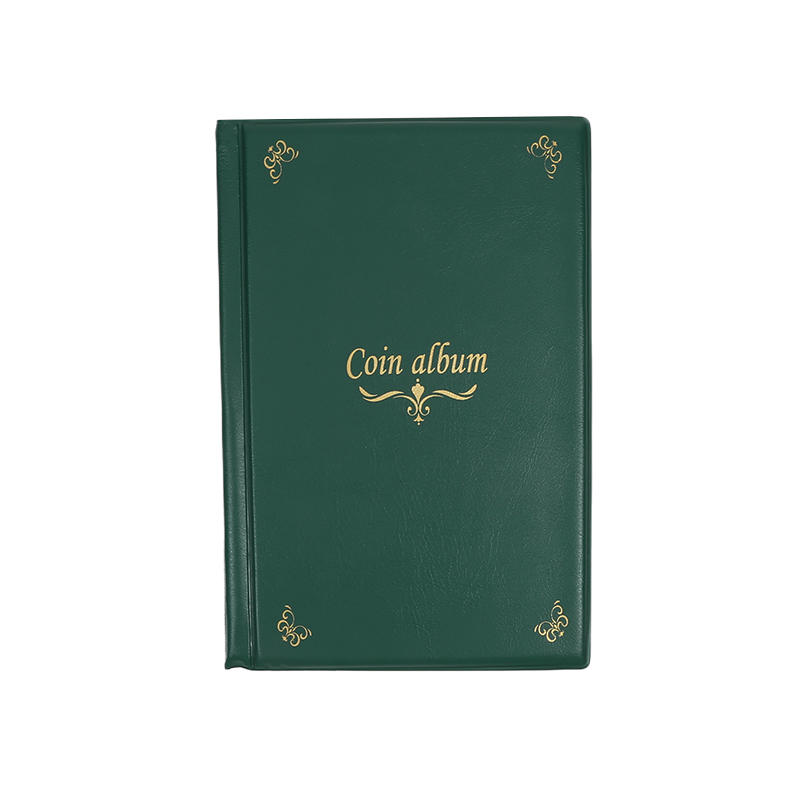 

Альбом для монет большой вместимости Держатели Домашнее украшение 150 карманов Органайзер для денег Подарки Книга для коллекции Альбомы для марок и фотографий зелёный