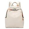 Casual Travel Backpack Lightweight Student Bookbag Urban Minimalist Canvas Bag with Zipper Waterproof Leisure Outdoor Bag