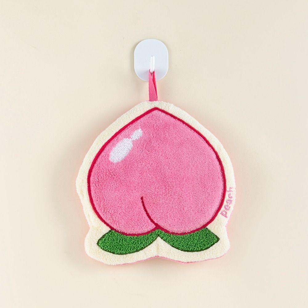 Cartoon Bathroom Kerchief Hanging Kitchen Rags Cute Washcloth