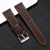 Handmade Cowhide Breathable Leather Watch Band 18mm 20mm 22mm 24mm Straps for Seiko for Omega Men's Strap Watchband Accessories