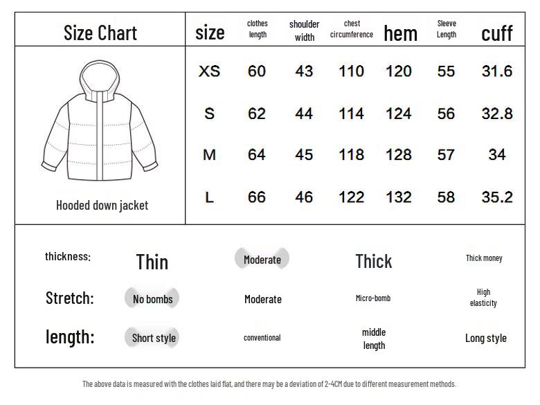 Peacebird Women's Hooded Glossy Short Puffer Down Jacket