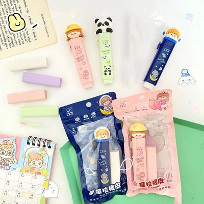 School Stationery Mechanical Eraser Replaceable Rubber Core Pencil Wiping Tool