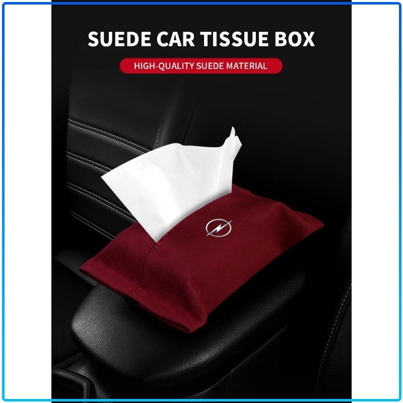 1Pcs Car Tissue Box Holder Sun Visor Seat Back Car Accessories For Opel Astra H G J Insignia Mokka Zafira Corsa Vectra B C D