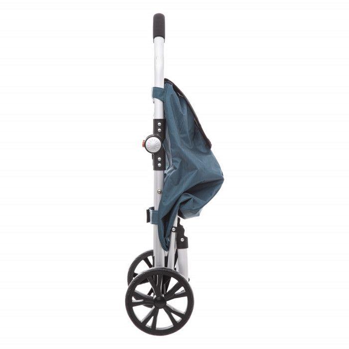 Atmosphera Alu 2-wheel Folding Market Trolley - Duck Blue