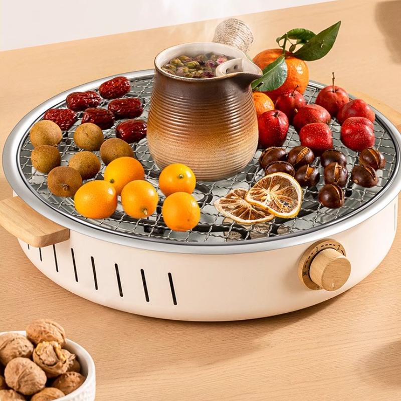 220V Surround The Stove To Cook Tea Electric Grill Household Indoor Smoke-free Barbecue Grill