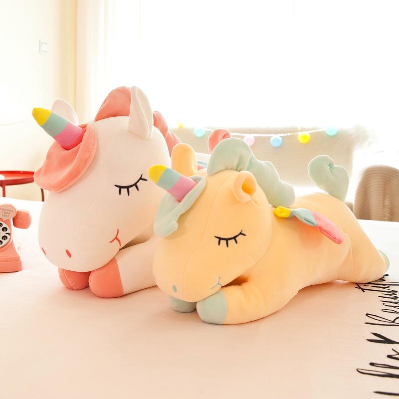 Unicorn doll rainbow angel unicorn plush toy sleeping pillow doll gift