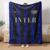 Coperte Campioni Inter Milan Flanella Stampata Traspirante Calda Coperta da Divano per Casa Ufficio Copriletti 0708a2