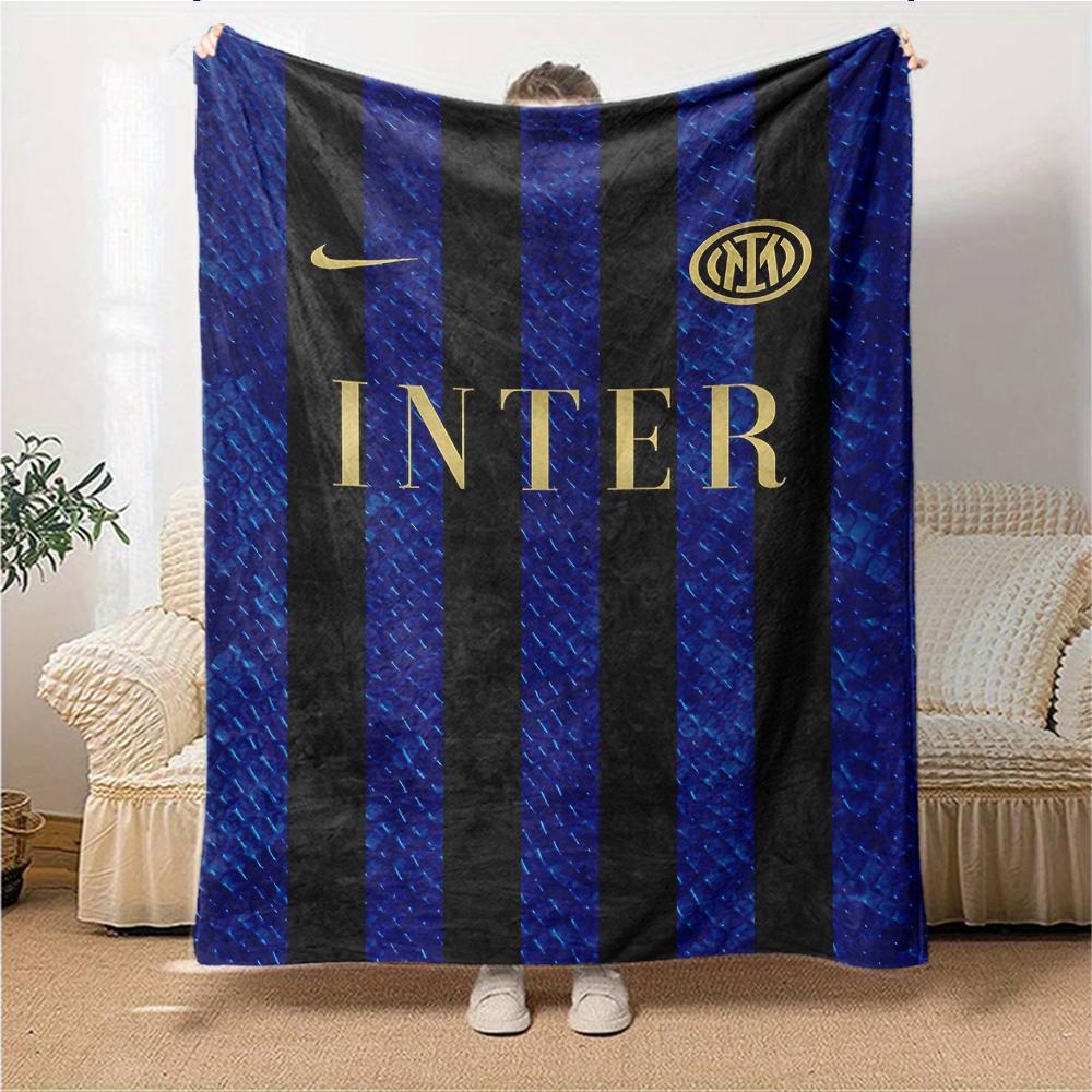 Coperte Campioni Inter Milan Flanella Stampata Traspirante Calda Coperta da Divano per Casa Ufficio Copriletti 0708a2
