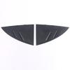 ABS Black Side Window Louver Shade Cover Trim For Tesla Model Y - 2pcs