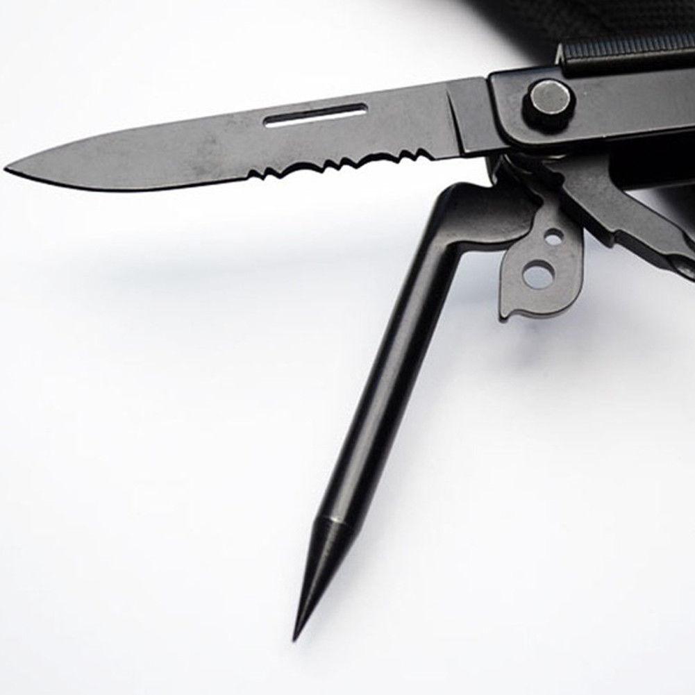 Folding Pliers Multi-Tool, Stainless Steel Pocket Tool with Bottle Opener, Screwdrivers, Crimper & Wire Cutter for Outdoor
