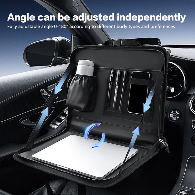 Car Hanging Work Laptop Desk Vehicles Truck Working And Dining Table For Lunch Breakfast Foldable Driver Notebook Computer Bag