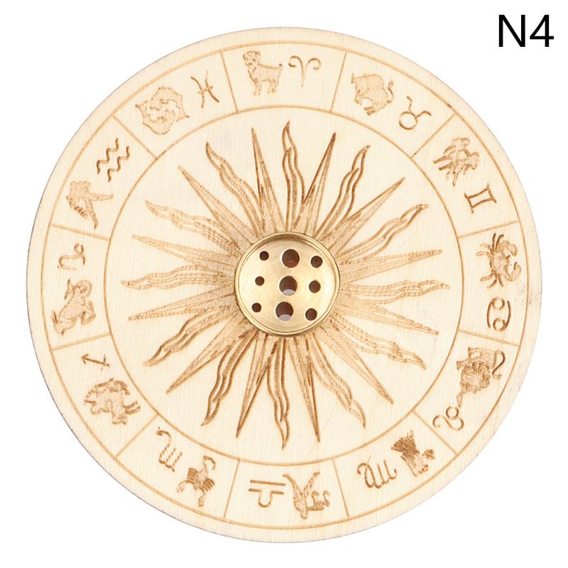 Incense Stick Burner Cute Incense Holder For Sticks Wood Incense Tray Holder For Sticks With 9 Hole For Yoga Meditation And Home