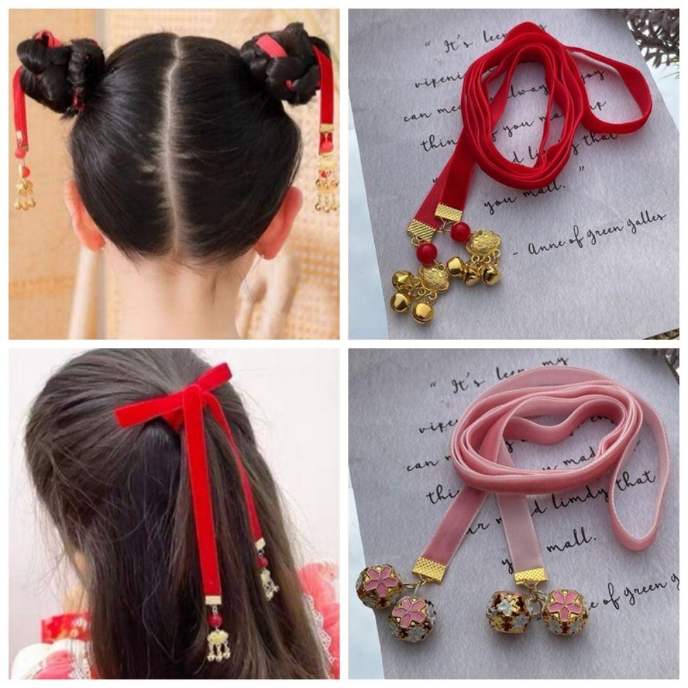 Hanfu Headdress Braided Hair Rope Tassel Girl DIY Ponytail Rope Strands New Year Hair Decoration