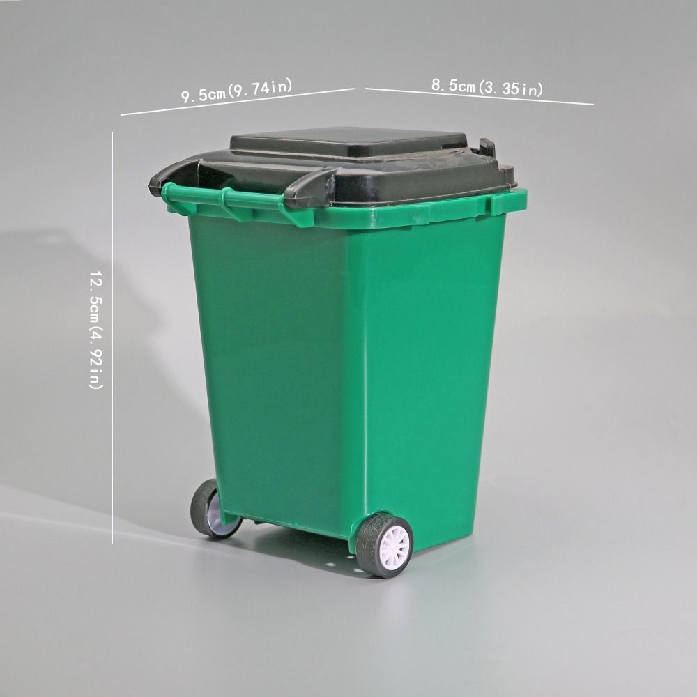 Creative Pen Container Roller Type Office Supplies New Office Desk Trash Bin