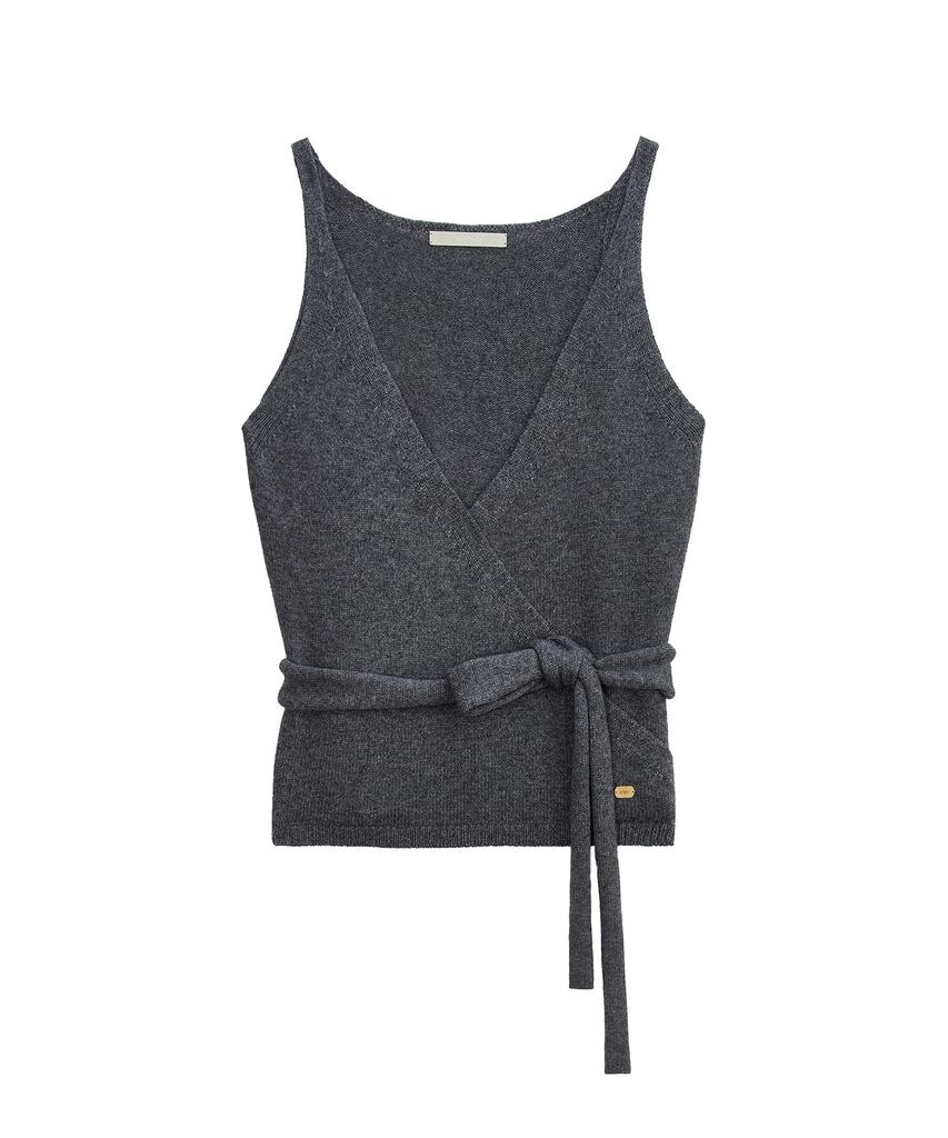 Q'SRB Camisole Layered Knit Bustier