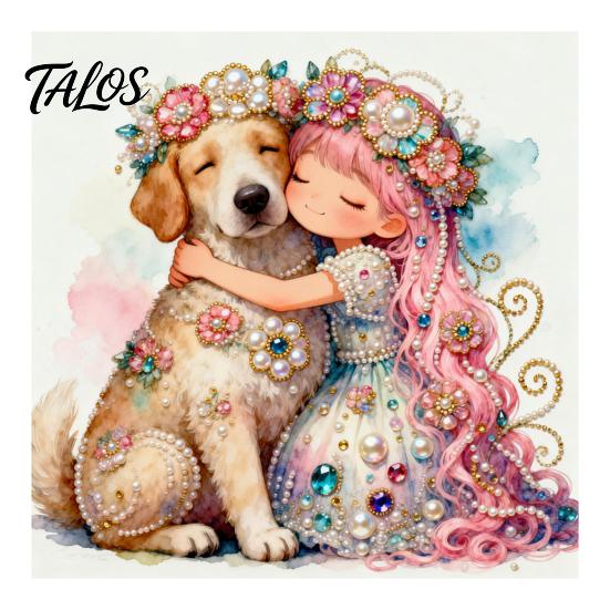 Decorative Tabletop Craft Ornaments Luxury Faux Pearl Rhinestone Painting Kit, 25x25cm DIY Resin Art with Animal Unique Projects Floral Patterns,