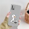 Case For Samsung A15 A13 A35 A55 A51 A71 A41 A31 A21S A05 A17 A23 A25 A33 A53 A73 5G A07 4G Cover Funny Cute Duck Fashion Couple