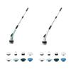 MultiSurface Electric Scrubber 8 Brush Heads 300RPM Motor Telescoping Handle For Ceiling Tile Grout Scrubber Cleaner