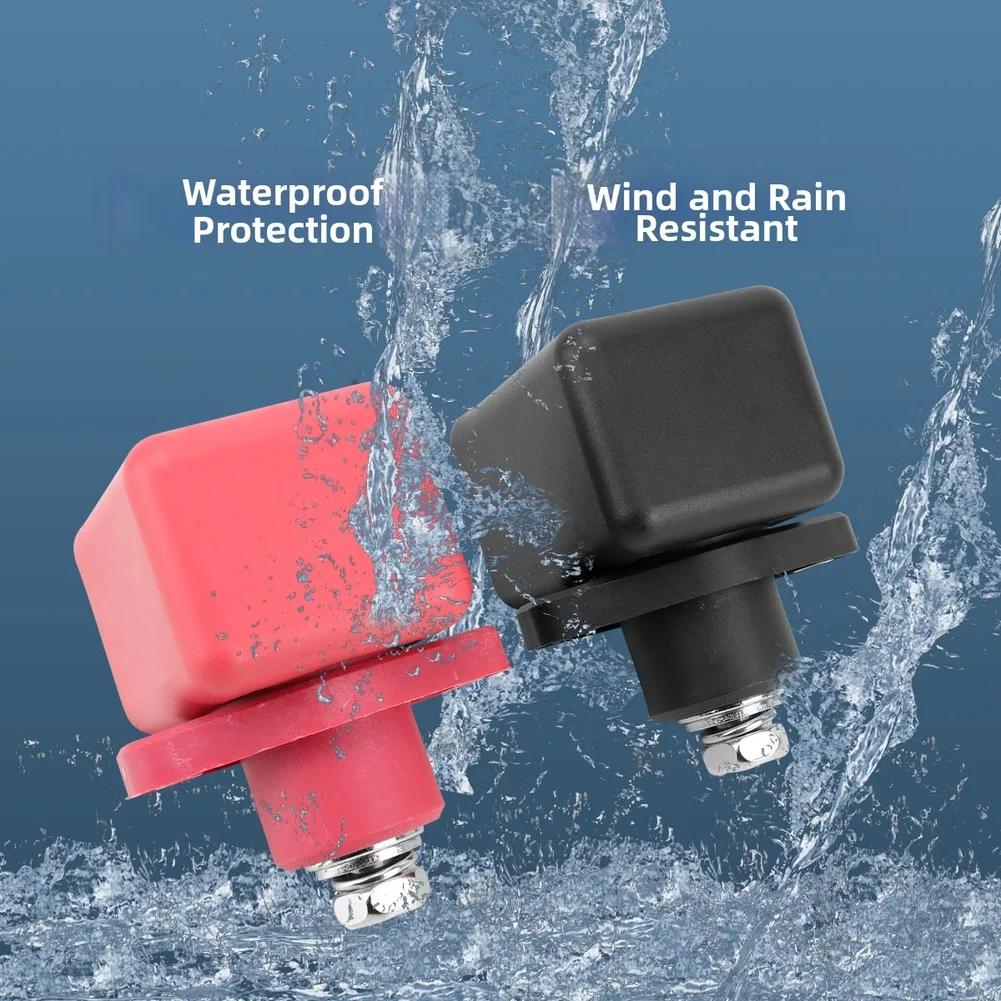 300A Y-Type Energy Storage Terminal Red Black Pair Copper Battery Connector Waterproof Flame-Retardant PA66 For Solar