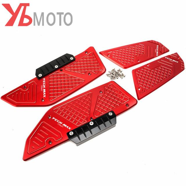 TMAX Footrest Pedal Sticker For YAMAHA TMAX 560 Tech Max TMAX560   Accessories Moto CNC Footboard Step Foot