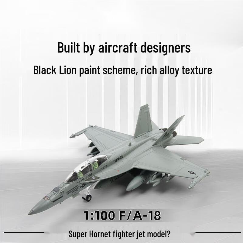 Commemorative F/A-18 Hornet Die-cast Fighter Jet Model