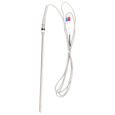 5x200mm K Type Thermocouple Temperature Sensor Stainless Steel Probe M8 Thread