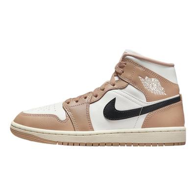 Air 1 Mid Desert Women Sneakers Tan Sail Black BQ6472-103