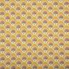 Nappe rectangulaire imprimée motif éventail jaune et violet 140 x 240 cm