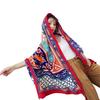 Ethnic Style Scarf, Sunscreen Shawl, Women's Summer Thin Style, Air Conditioner Silk Scarf, Fashionable Seaside Beach Scarf