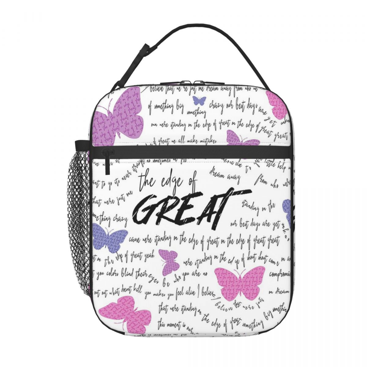 Bord de Grande Julie et les Fantômes Sac à Lunch Isotherme pour Femmes Enfants Boîtes Alimentaires Portables Boîte à Lunch Thermique Sac Cabas One Size