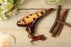 TNG Ocarina Instrument [12 Holes  Soprano C Key  6 Colors Available] Single SC (with Strap) High-Quality Wind Instrument, Glazed Color (Yellow)