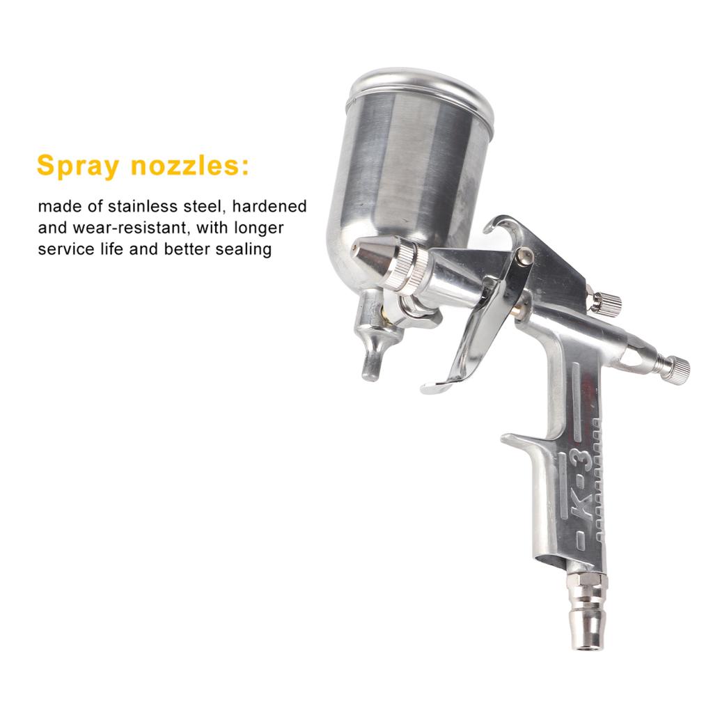 Gravity Spray Gun Pneumatic Spray Gun Spray Gun Professional 0.5mm Nozzle 125ml Mini Pneumatic Spray Gun For Car Painting Repair