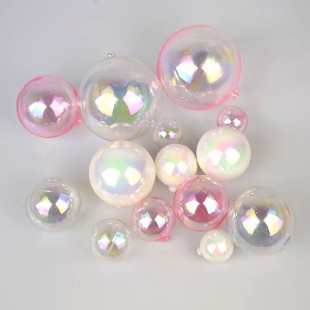 32PCS Mixed Sizes Ball Cake Toppers Mixed Color Cake Ball Decoration Baby Shower