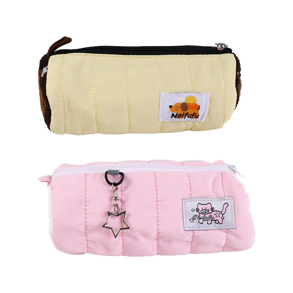 Funny Stationery Bag Pen Holder Pen Case Design Cake Roll Pencil Bag  Student