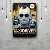 de niro taxi driver movie Retro Vintage Tin Sign Poster Decorative Plaque Metal Plate Wall Decor