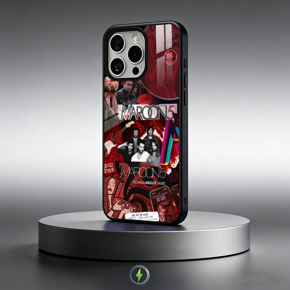 Band Maroon5 Phone Case For iPhone17,16,15,14,13,12,11 Plus,Pro Max Magnetic For Magsafe Wireless Charging