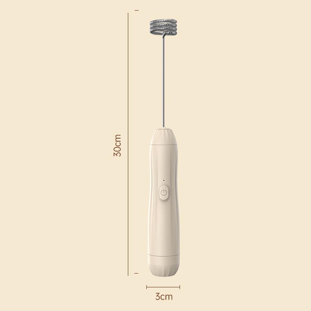 Elektrischer Milchaufschäumer Handheld-Schaumhersteller für Milchkaffee Heiße Schokolade Schneebesen Getränkemixer für den Heimgebrauch