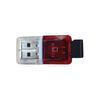 USB 2.0 Card Reader Transparent Type-c Interface Plastic Portable TF Card Reader for Laptop