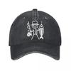 Cartoon Fishing Stick Figure Vinyl Decal New Vintage Washed Cotton Baseball Cap Parent Kids Sun Hats