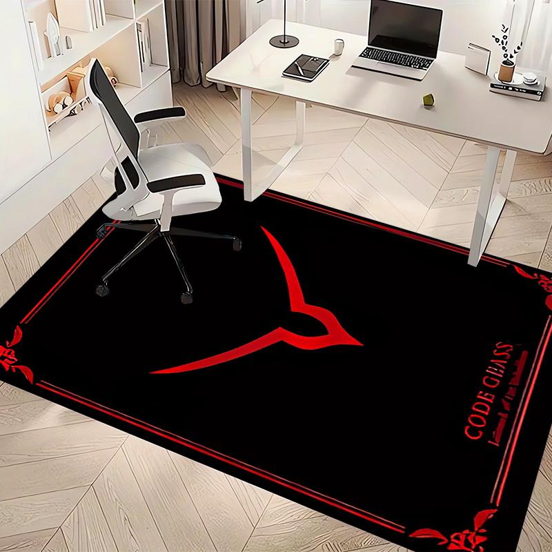 Anime Code Geass Printed Absorbent Washable Carpet,Non-Slip Bathroom Mats,Kitchen Rugs,Living Room Entrance,Camping Picnic Rugs
