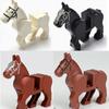 MOC Zoo Animals Building Blocks African Elephant Camel Deer Wolf Crocodile Tiger Lion Sheep Warhorse Mini Brick Kid Toy Gift S06