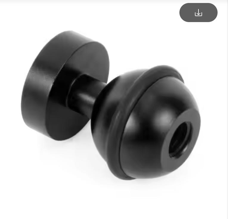 Aluminum Alloy Diving Flash Light Bracket 1 Inch 25mm Ball Head Hot Shoe Arm 1/4 3/8 Mount for GoPro DSLR Underwater Rig Tray