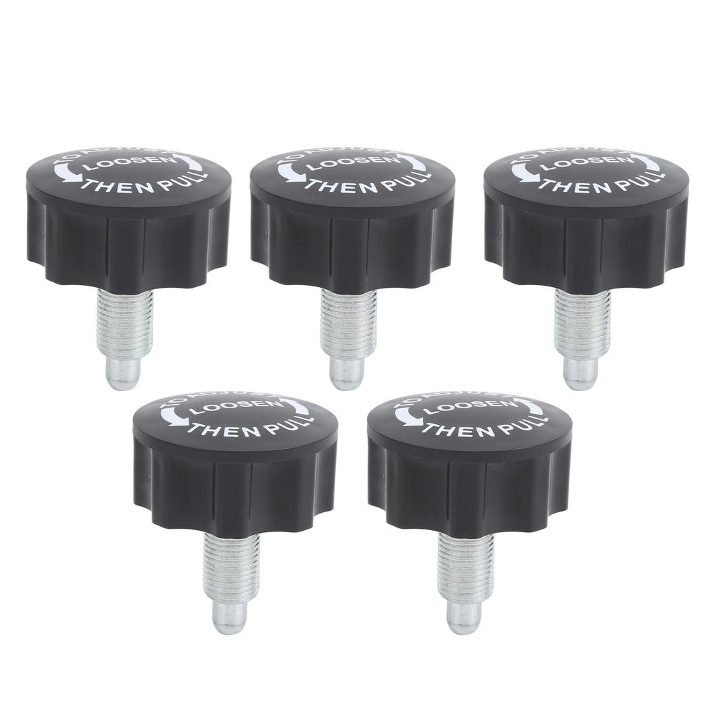 5pcs 50x45mm Fitness Pop Pull Pin Knob Smooth Surface Convenient,Used for Exercise Bikes,Bicycles,Strength Equipment,Fitness Equipment Black red 5pcs 50x45mm Fitness Pop Pull Pin Knob Smooth Surface Convenient,Used for Exercise Bikes,Bicycles,Strength Equipment,Fitness Equipment Black red