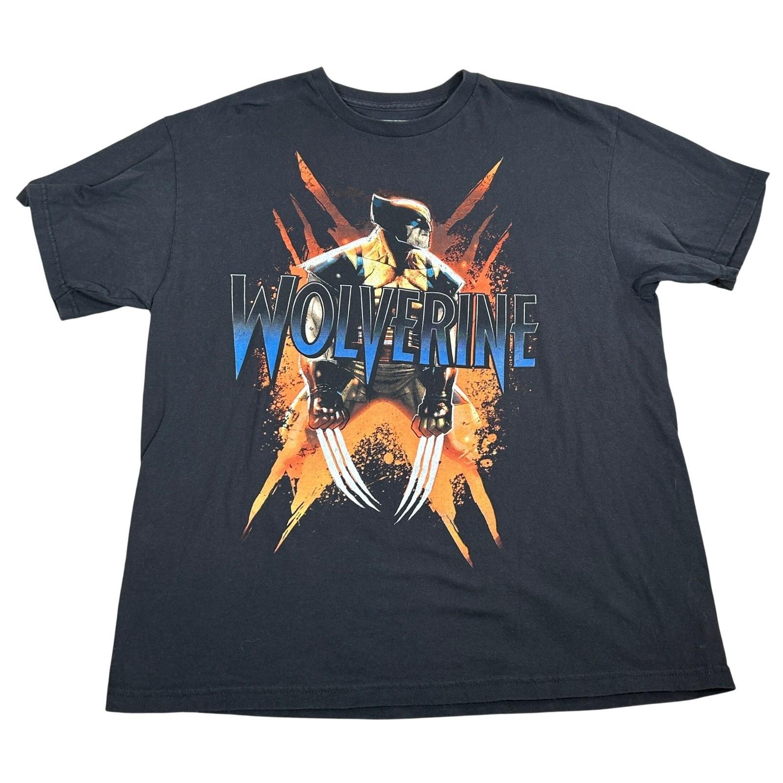 Marvel Wolverine Graphic T Shirt Black XL Men s Comic Book Superhero Tee Unisex T-Shirt M