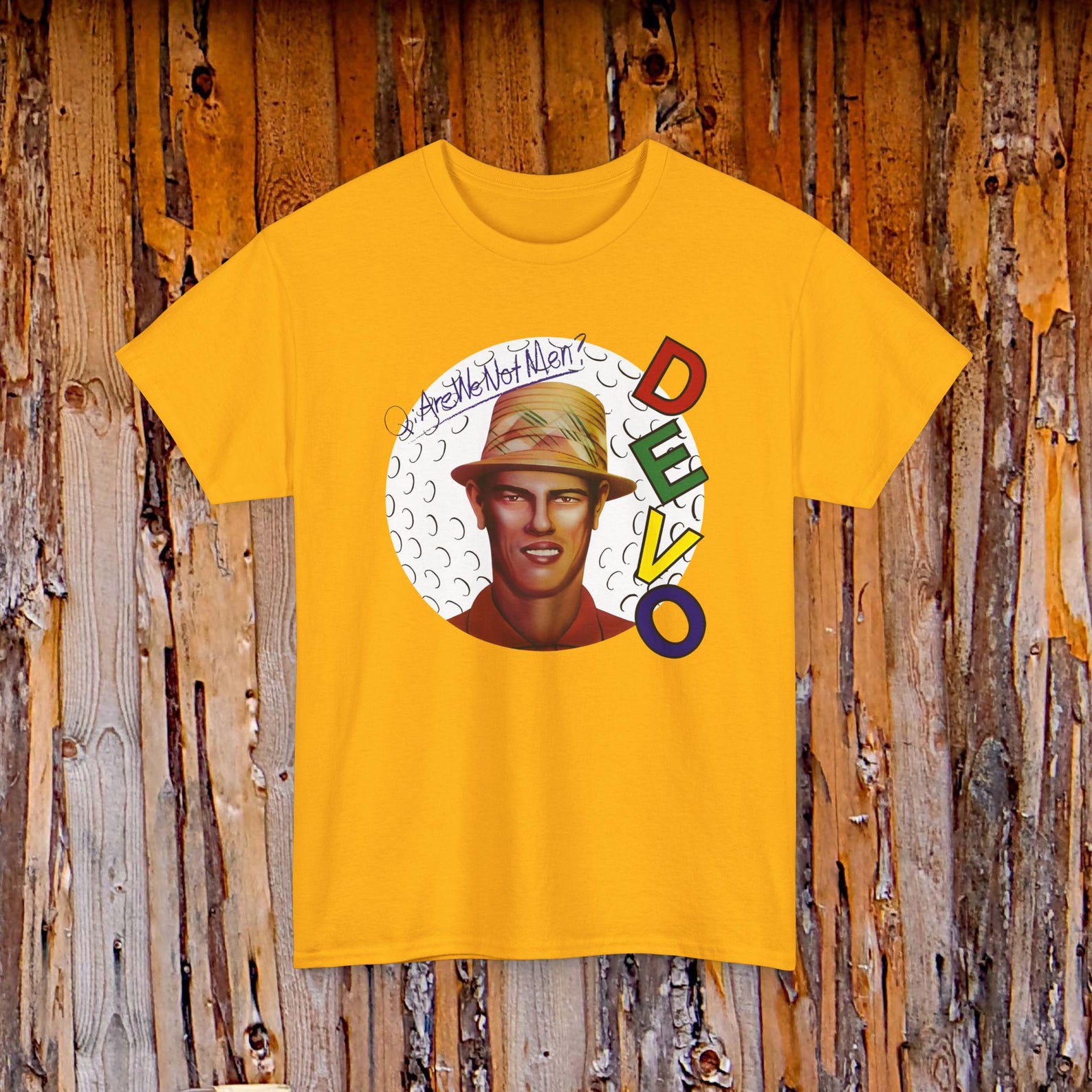 Devo Are We Not Men Tee | Vintage Music Shirt S