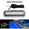 LED Φως σκάφους, 42 LED Αδιάβροχο 316 από ανοξείδωτο ατσάλι υποβρύχιο φως για τραβέρσα σκάφους γιοτ