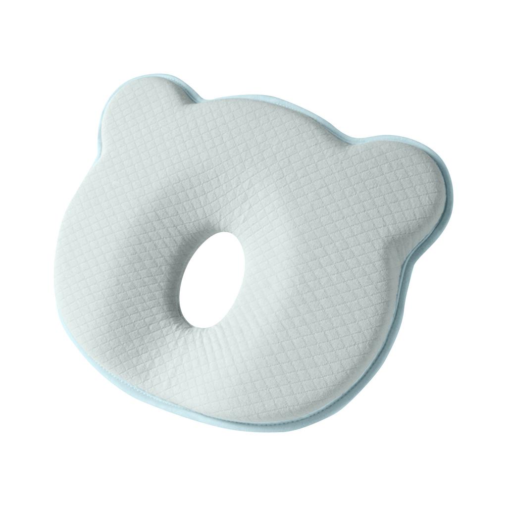 Baby Pillows For Sleeping Newborn, New Soft Memory Foam Toddler Pillow For Newborn Prevent Flat Head, Skin Friendly Cotton Pillowcases