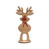 Personalized Freestanding Reindeeres Family Names Christmas Deer Reindeeres Standing Tabletop Table Ornament Home Decoration