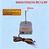 Evaporator Motor Replacement for Refrigerator Cooling Systems, 12V Fan Motor for EAU63103216 and Wire Harness Connector Assembly