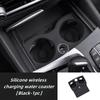 Silicone Center Control Panel Pad Cup Holder Mat For BMW 5 6 Series GT Interior Anti-Slip Car Accessories